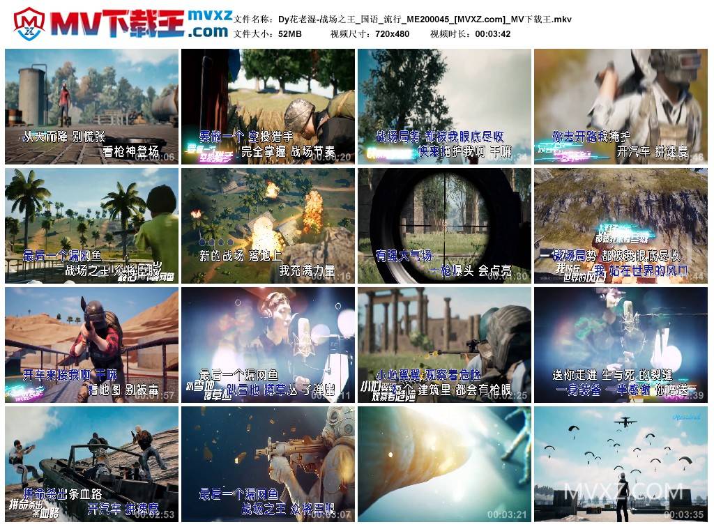 Dy花老湿-战场之王_国语_流行_ME200045